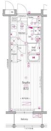 ガーラ・グランディ清澄白河 6階 間取り図