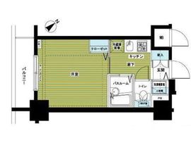 アヴァンティーク銀座2丁目参番館 2階 間取り図