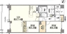 インプレスト大倉山 2階 間取り図