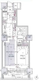 パークハウス牛込神楽坂 4階 間取り図
