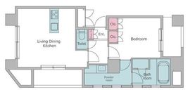 Garden I'll Yotsuya（ガーデンアイル四谷） 1107 間取り図