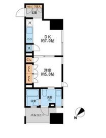 プロスペクトKALON三ノ輪 602 間取り図