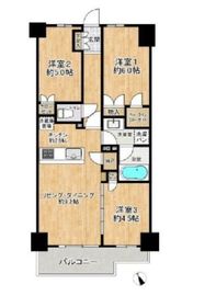 クレアホームズ保土ケ谷 3階 間取り図