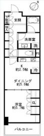 グレーシア横浜関内クオリテ 2階 間取り図