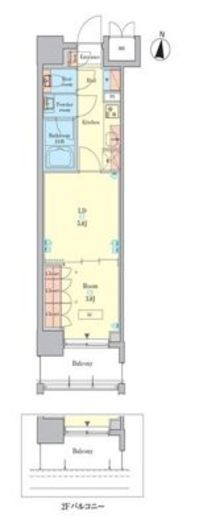 RJRプレシア千鳥 609 間取り図