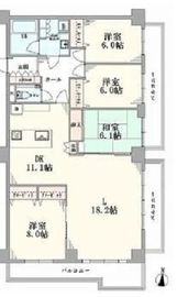 パレステージ山手石川町 2階 間取り図