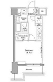 ザ・パークハビオ住吉 307 間取り図