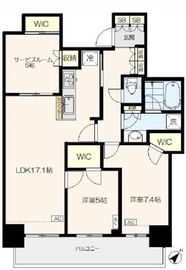 リヴァイエA棟 23階 間取り図