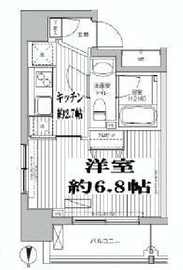 エスペランサ南麻布 801 間取り図