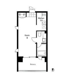 ベルファース東麻布テラス 503 間取り図