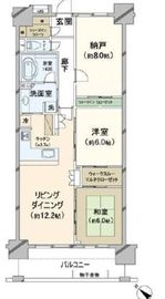 ライフレビュー横濱関内スクエア 2階 間取り図