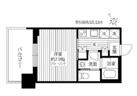 ブリリアタワー浜離宮 14階 間取り図