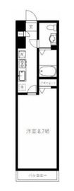 プリムヴェール四谷 802 間取り図