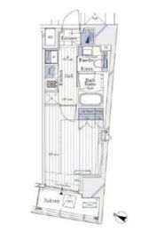 ガリシア新宿North 9階 間取り図