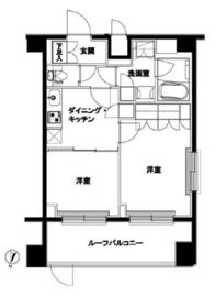 ルーブル北嶺町 8階 間取り図