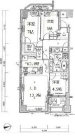 大森パークホームズグリーンマークコート 5階 間取り図