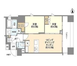 ルジェンテ上野黒門町 1001 間取り図