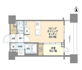 ルジェンテ上野黒門町 1002 間取り図