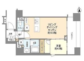 ルジェンテ上野黒門町 1004 間取り図