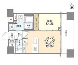 ルジェンテ上野黒門町 1003 間取り図