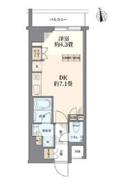 パレステージ中野 7階 間取り図