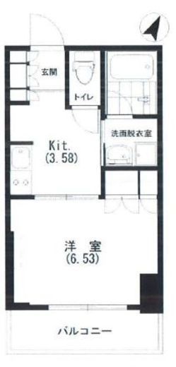 パークホームズ武蔵小山 2階 間取り図