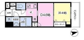 デュオステージ白金高輪 602 間取り図