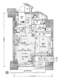 モナーク錦糸町親水公園 6階 間取り図