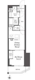 WORVE東京木場 1204 間取り図
