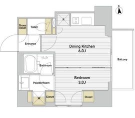 インプルーブ西日暮里 1002 間取り図