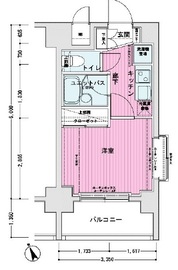 メインステージ南麻布4 2階 間取り図