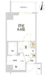 ヴァローレスパジオ清澄白河 9階 間取り図
