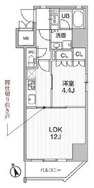 シーズンフラッツ浅草 603 間取り図