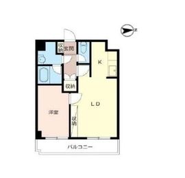 東映市ヶ谷マンション 1階 間取り図