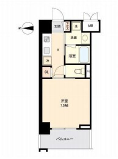 ロイジェント板橋本町 510 間取り図