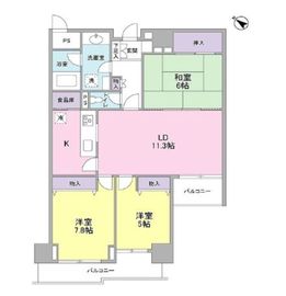 グランドメゾン三軒茶屋 13階 間取り図