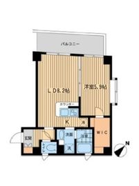 Misuz Court門前仲町 505 間取り図