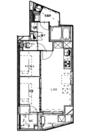 Finesse大井町 (フィネス大井町) 1001 間取り図