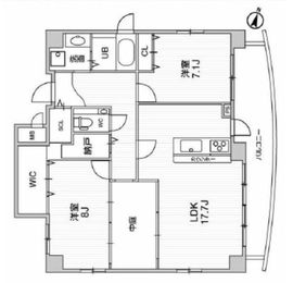 プリマベーラ代々木 601 間取り図
