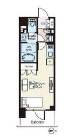 ライオンズフォーシア蔵前オアシス 406 間取り図