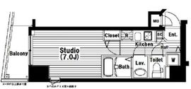 ガラ・ステージ神田 8階 間取り図