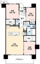 イニシア門前仲町ローレルコート 9階 間取り図