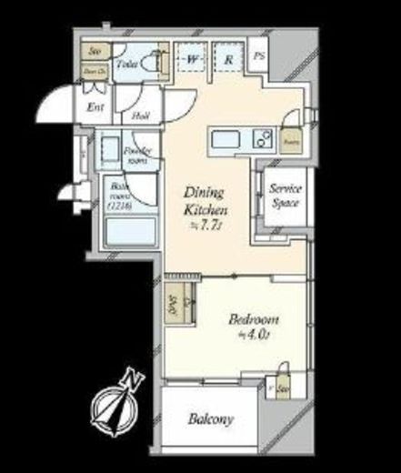 パークホームズ渋谷松濤 11階 間取り図