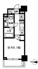 レジディア新宿イースト3 902 間取り図
