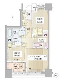 パークホームズ清澄白河 2階 間取り図