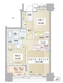 パークホームズ清澄白河 4階 間取り図