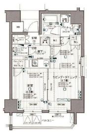 日神デュオステージ中野坂上NEXT 4階 間取り図