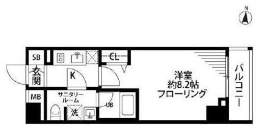 ステージグランデ文京白山 3階 間取り図