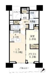 HARUMI FLAG SEA VILLAGE (晴海フラッグ シーヴィレッジ) 4階 間取り図