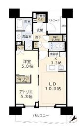 HARUMI FLAG SEA VILLAGE (晴海フラッグ シーヴィレッジ) 3階 間取り図